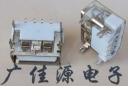 USB短體平口無邊|壹字型白膠芯10.0|肆腳魚叉插板|端子貼片耐高溫/ROHS認證 USB短體平口無邊|壹字型白膠芯10.0|肆腳魚叉插板|端子貼片耐高溫/ROHS認證